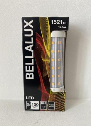 Bellalux 12.5 w r7s еквівалент 100 вт довжина 118 мм лампа лінійна світлодіодна1 фото
