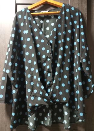 Блуза papaya в горох 20 англ.
