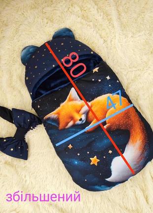 Конверт — спальник для новонароджених на виписку, у коляску6 фото