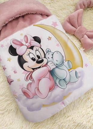 Конверт — спальник для новонароджених на виписку, у коляску3 фото