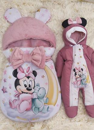 Конверт — спальник для новонароджених на виписку, у коляску7 фото