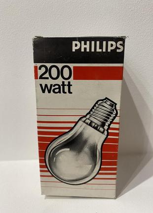 Philips 200 w е27 лампа розжарювання1 фото