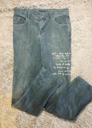 Вельветові штани на 11-12 років1 фото