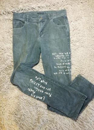 Вельветові штани на 11-12 років2 фото