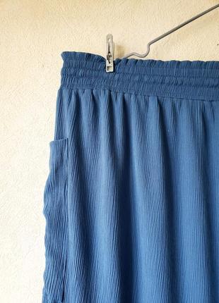 Текстурированные брюки  кюлоты с карманами на комфортной талии yours6 фото