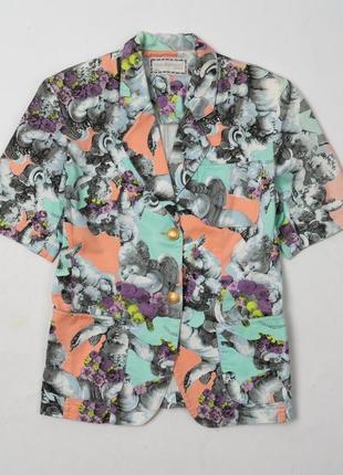 Roccobarocco jeans vintage jacket женский пиджак