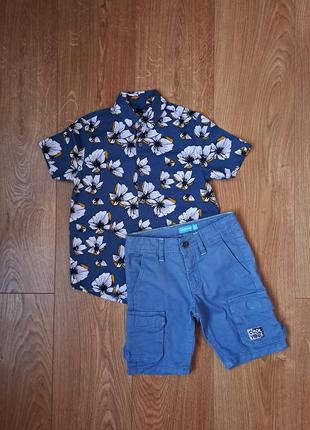 Летний набор/рубашка для мальчика с коротким рукавом/шорты1 фото
