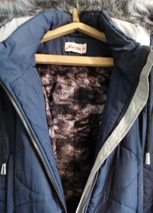 Женская длинная зимняя куртка3 фото