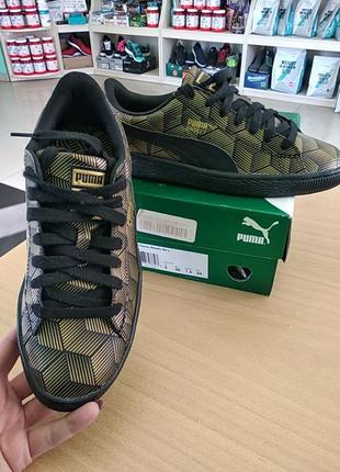 Жіночі кеди puma basket classik metallic mn's1 фото