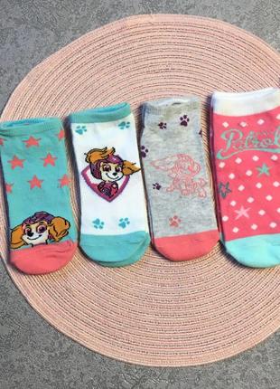 Носки носочки короткі шкарпети шкарпетки щенячий патруль