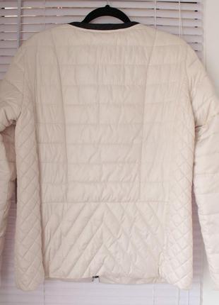 Стильная демисезонная стеганая куртка пиджак на синтепоне2 фото