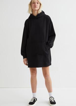 Платье-худи, толстовка h&amp;m( zara), новая коллекция, размер xs/s