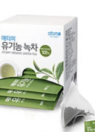 Atomy organic green tea. органічний зелений чай атомі. atomy kolmar. південна корея