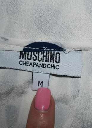 Плаття в горох шовкове moschino напівзелене8 фото