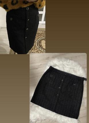 Твидовая юбка большой размер