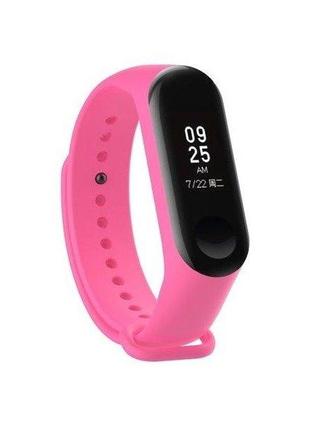 Ремінець для фітнес-трекера xiaomi mi band 3,4 pink (код товару:4359)3 фото