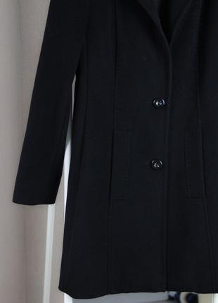 Пальто шерстяное max mara studio wool slim coat5 фото