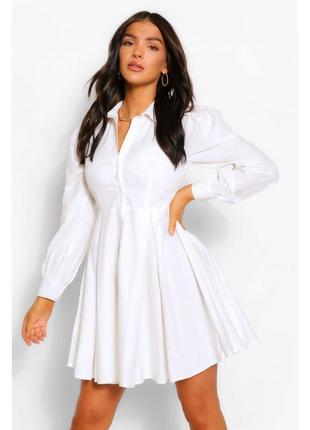 100% бавовна біла сукня сорочка2 фото