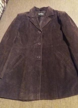 Куртка из натуральной замши /натуральная кожа. barneys ny