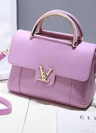 Модна жіноча мінісумка клатч  стильна маленька сумочка для дівчат через плече сумка-клат  фіолетовий