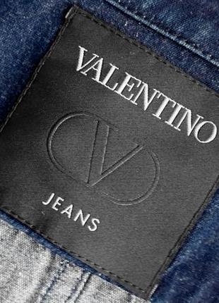 Джинсовий піджак valentino оригінал джинсовий жакет валентино оригінал3 фото