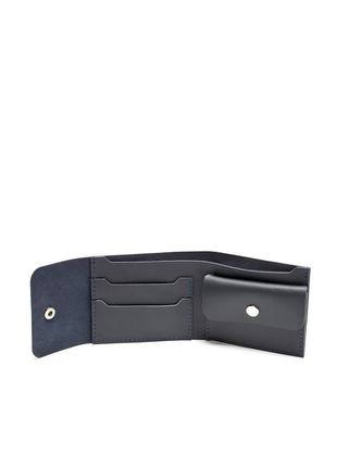 Шкіряний гаманець sambag ssh темно-синій3 фото