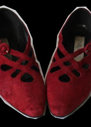Винтажные замшевые туфли в стиле 30 х. венаж2 фото