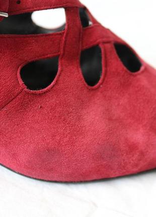 Винтажные замшевые туфли в стиле 30 х. венаж5 фото