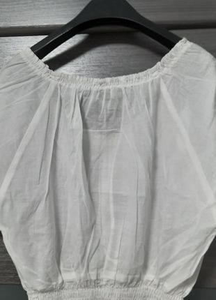 Блуза рубаха туника батист размер xs/s7 фото