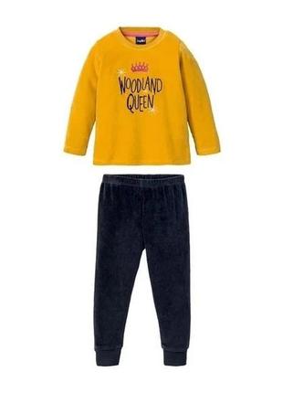 Детская пижама на девочку 110/116 домашний костюм комплект lupilu, нитевичка