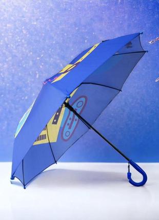 Дитяча яскрава парасолька від фірми paolo, тростина напівавтомат із системою антивітер, легкий4 фото
