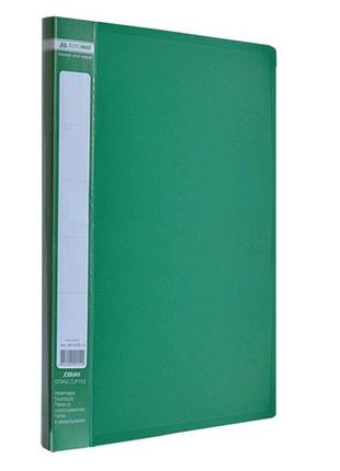Папка з боковим притиском  а4 buromax 3401-04 зелена (1/20)