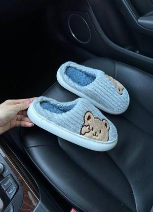 Жіночі капці d3852-2 блакитні 36/37