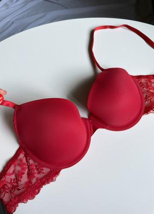 Гладкий бюстгальтер с кружевом esmara 80b