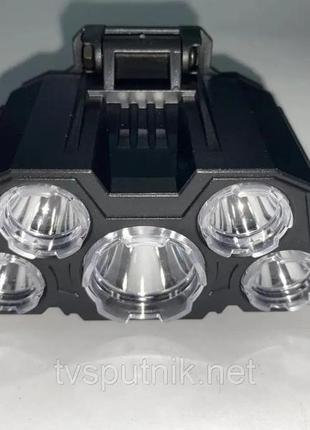 Налобный фонарик аккумуляторный f-t21