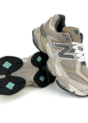 New balance 9060 beige бежевые