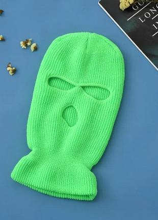 Балаклава-шапка бандитка 2 в 1 світло-рожева, унісекс reis one size