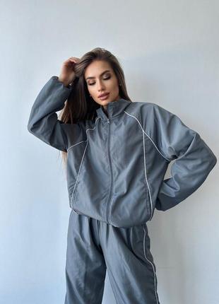 Спортивный костюм из плащовки, на подкладке