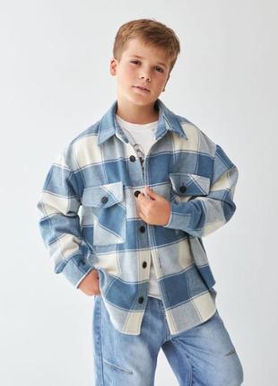 Утепленна рубашка для хлопчика 🐝1 фото