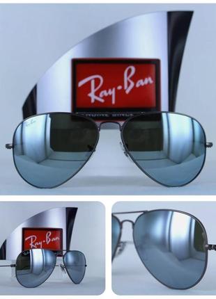 Стильные солнцезащитные очки ray ban aviator, оригинал, унисекс