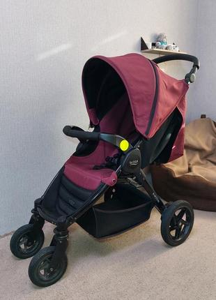 Прогулочная коляска britax b-motion 4 plus. в подарок чехол для ног.