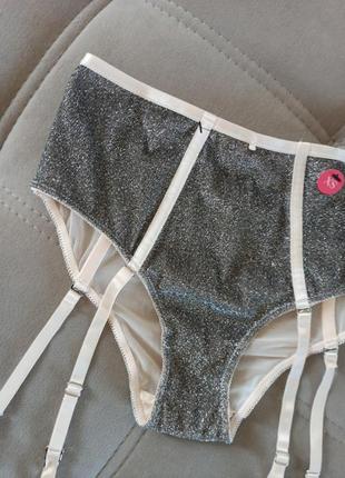 Эротические трусики под чулки hunkemoller glittery2 фото