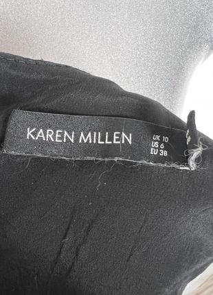 Karen millen платье черно белое миди5 фото