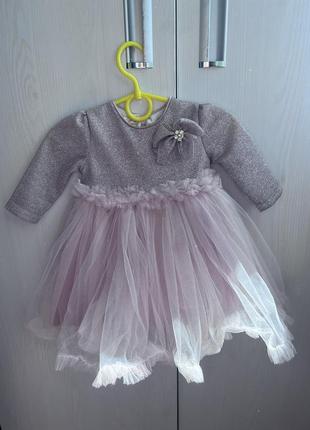 Святкова сукня для дівчинки 1 рік8 фото