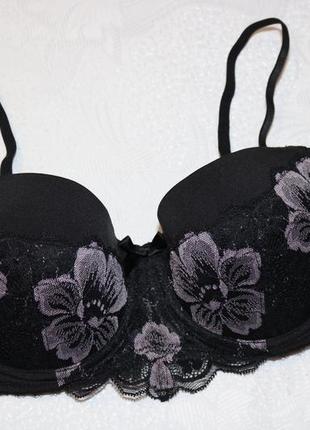 80с - 36с бюстгальтер hunkemöller  из микрофибры и кружева5 фото