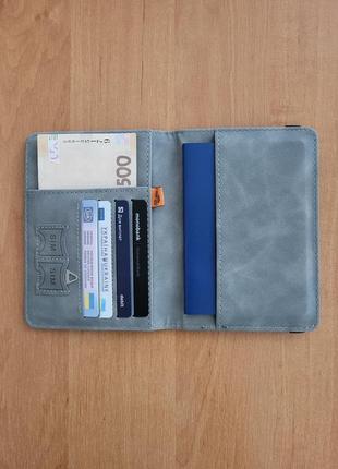 Кошелёк, чехол, обложка для паспорта travel wallet4 фото