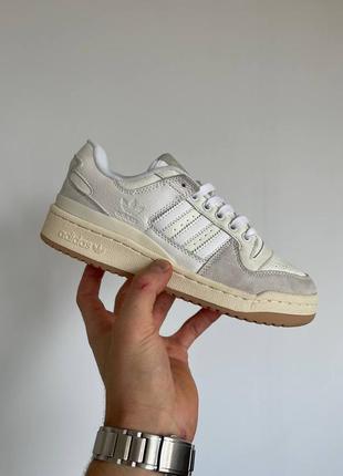 Женские кроссовки adidas forum 84 low adv shoes beige fy7998#адидас