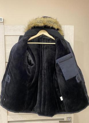 Аляска outdoorsport куртка парка xl с капюшоном и мехом