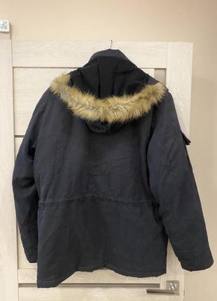Аляска outdoorsport куртка парка xl с капюшоном и мехом