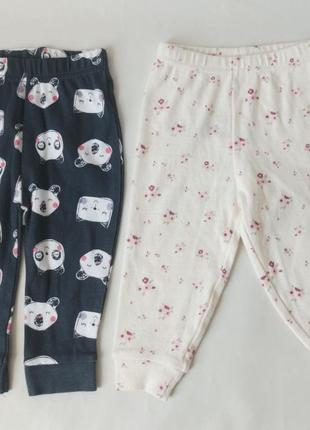 Домашние пижамные штаны primark-nutmeg 6-9 месс2 фото
